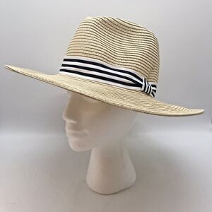 Bass Wide Brim Sun Hat Women OSFM Paper Straw Packable Floppy Beach Headwear